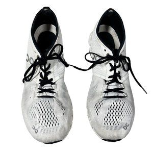 On Cloud 5 Womens Size 8.5 Mesh White Running Athletic Sneakers Slip On